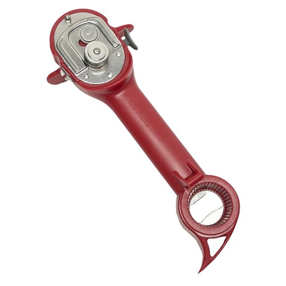 Kuhn Rikon 5-in-1 Master Auto Safety Can Opener NEW RED - Picture 2 of 7